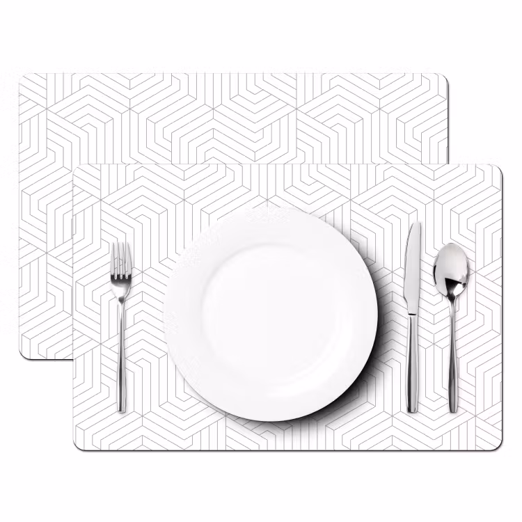 Abstract - Patronen - Design - Lijn Placemat vinyl groot 368 -zzsfeer2_Kitchenyeah-website
