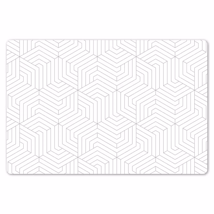 Abstract - Patronen - Design - Lijn Placemat vinyl groot 368 -zzsfeer1_Kitchenyeah-website