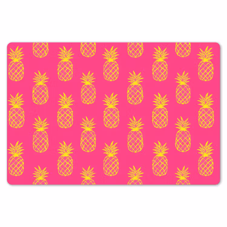 Ananas - Trendy - Roze Placemat vinyl groot 368 -zzsfeer1_Kitchenyeah-website