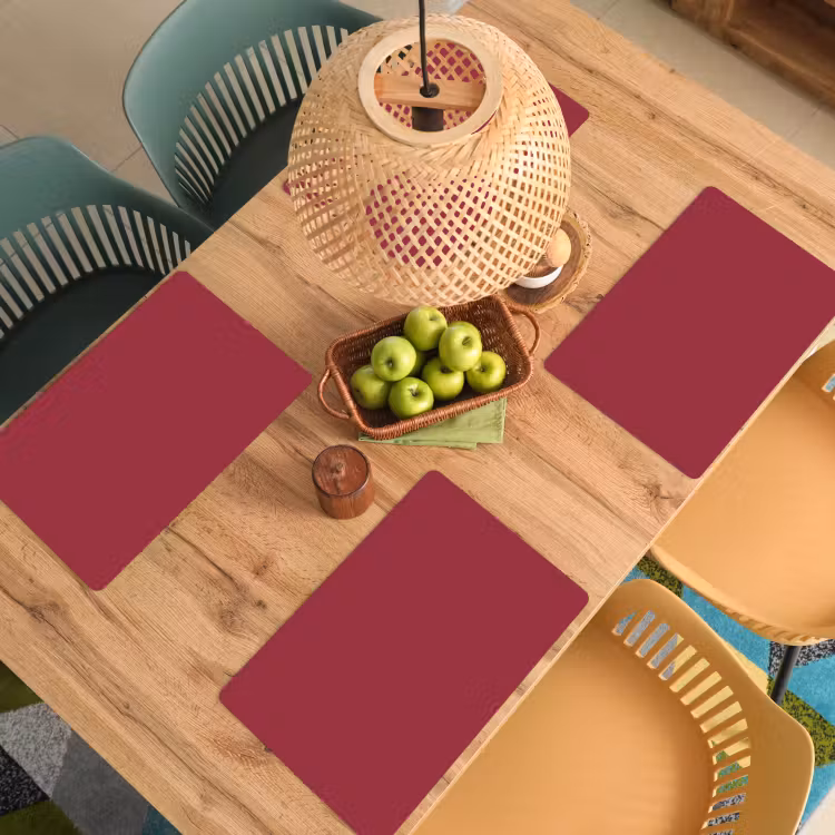 Antique - Ruby - Rood Placemat vinyl groot 368 -zzsfeer5_Kitchenyeah-website