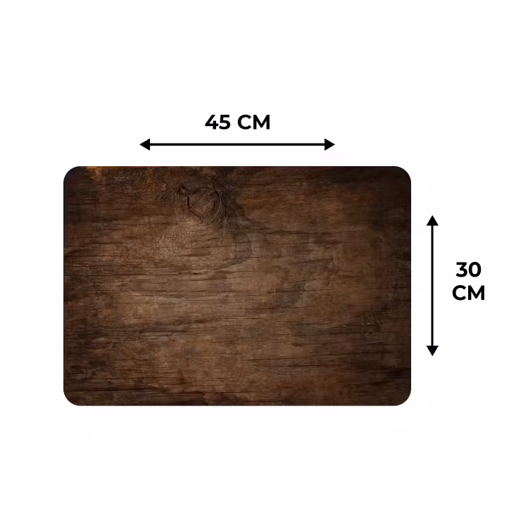 Antiek Schuurhout Placemat vinyl groot -specs