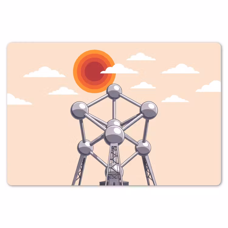 Architectuur - Geometrie - Stad - Modern - Grijs Placemat vinyl groot -zzsfeer1_Kitchenyeah-website