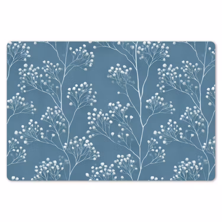 Takken - Bessen - Patroon - Lichtblauw Placemat vinyl groot 368 -zzsfeer1_Kitchenyeah-website