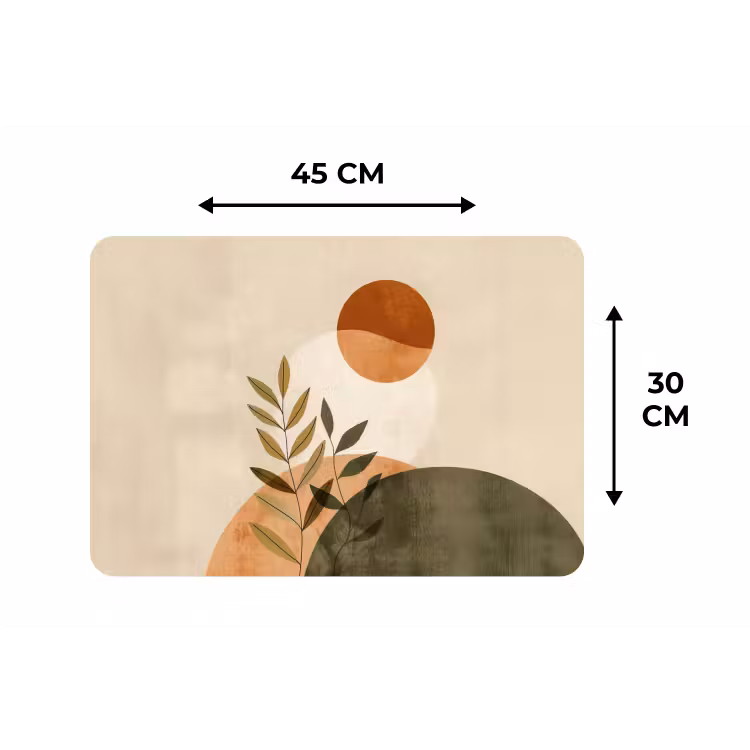 Takken - Vormen - Abstract Placemat vinyl groot -specs