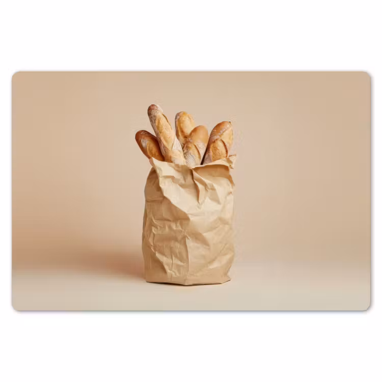 Baguette - Brood - Stokbrood - Beige Placemat vinyl groot -zzsfeer1_Kitchenyeah-website