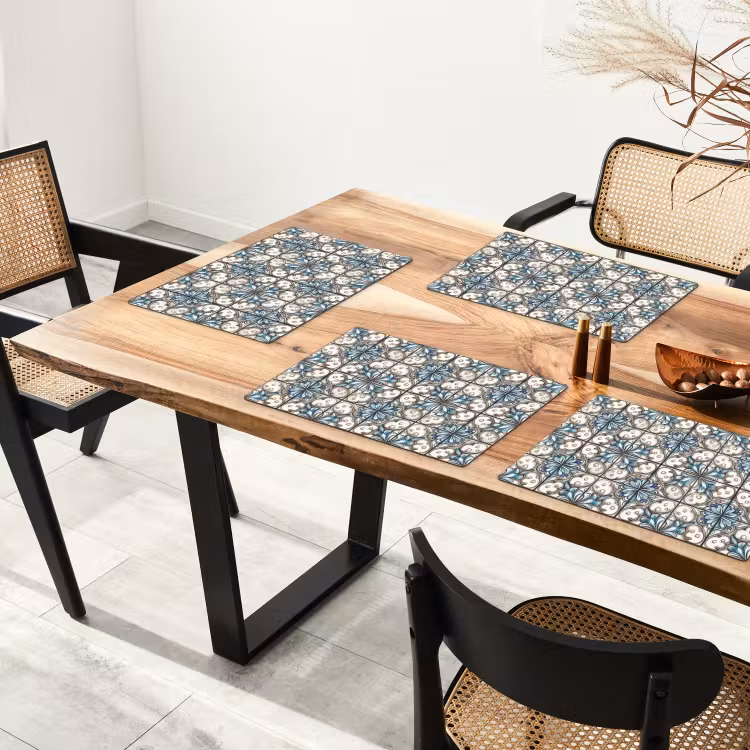 Barok - Tegel - Kleurrijk Placemat vinyl groot 368 -zzsfeer4_Kitchenyeah-website