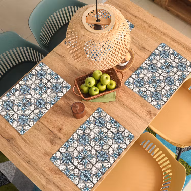 Barok - Tegel - Kleurrijk Placemat vinyl groot 368 -zzsfeer5_Kitchenyeah-website
