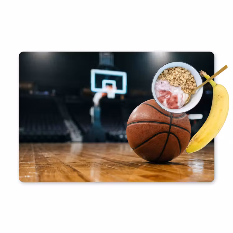 Basketbal - Arena - Sport Placemat vinyl groot -zzzproduct_Kitchenyeah-website