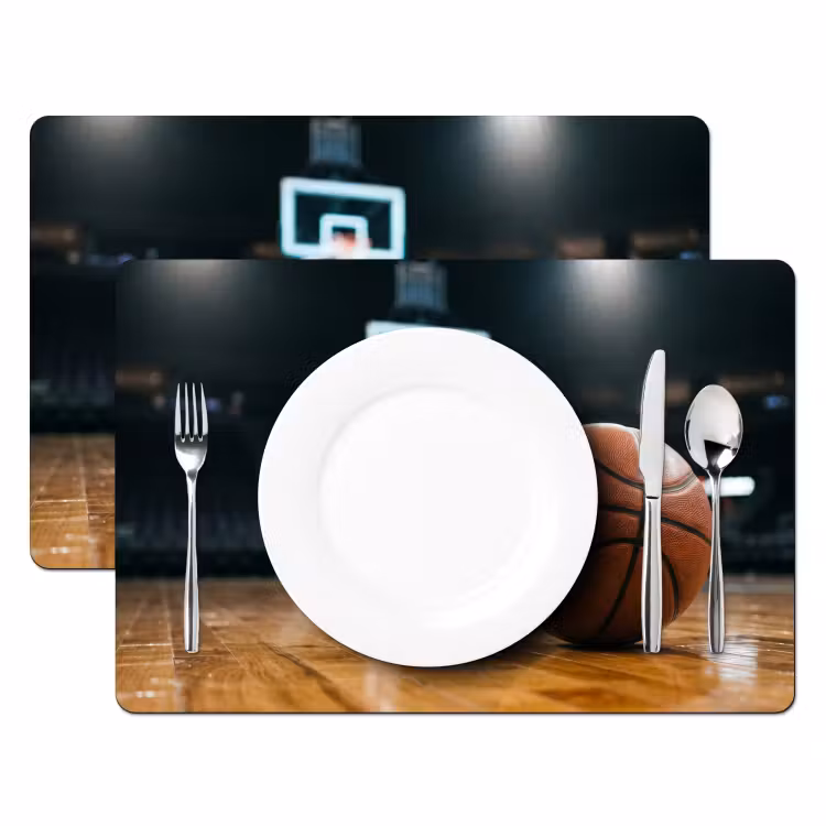 Basketbal - Arena - Sport Placemat vinyl groot -zzsfeer2_Kitchenyeah-website