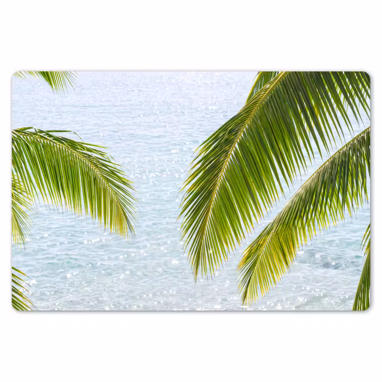 Boom - Bladeren - Water - Tropisch - Groen Placemat vinyl groot -zzsfeer1_Kitchenyeah-website