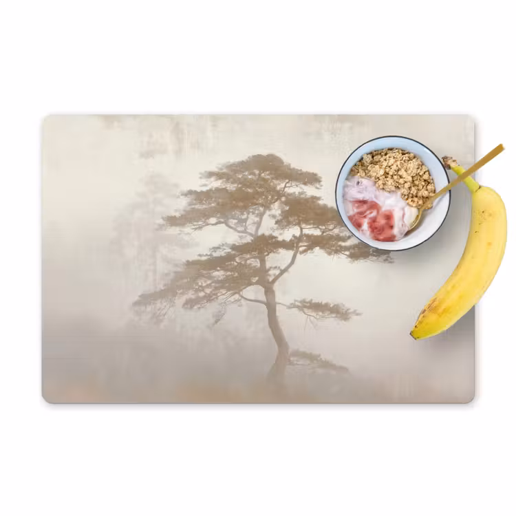 Boom - Oosterse stijl - Landschap Placemat vinyl groot -zzzproduct_Kitchenyeah-website