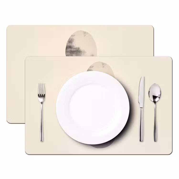 Beige - Japandi - Wabi sabi Placemat vinyl groot -zzsfeer2_Kitchenyeah-website