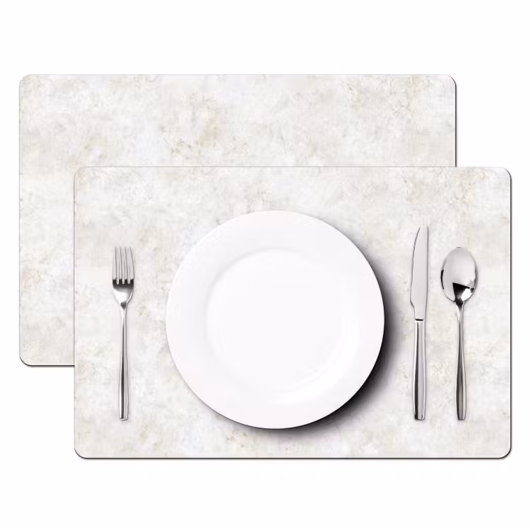 Beige - Marmer - Aders Placemat vinyl groot 368 -zzsfeer2_Kitchenyeah-website