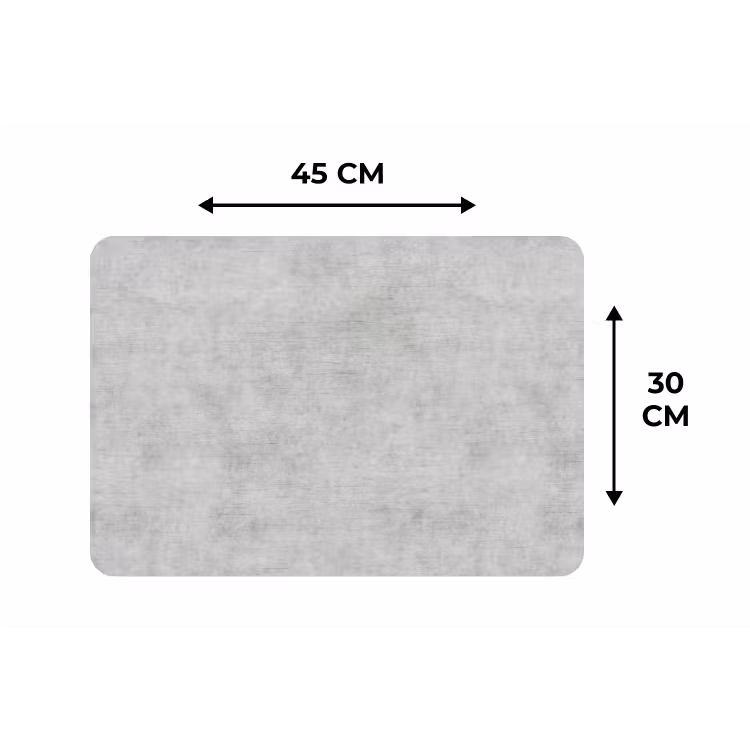 Beton - Grijs - Industrieel - Patroon Placemat vinyl groot 368 -specs