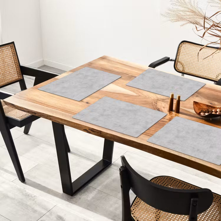 Beton - Grijs - Industrieel - Patroon Placemat vinyl groot 368 -zzsfeer4_Kitchenyeah-website