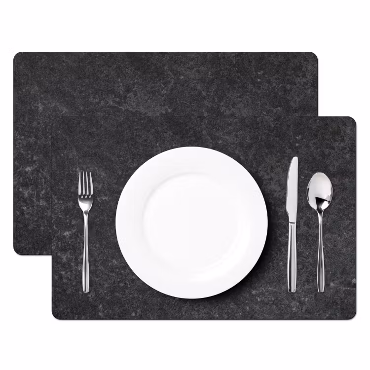 Beton - Grijs - Textuur - Retro - Industrieel Placemat vinyl groot -zzsfeer2_Kitchenyeah-website