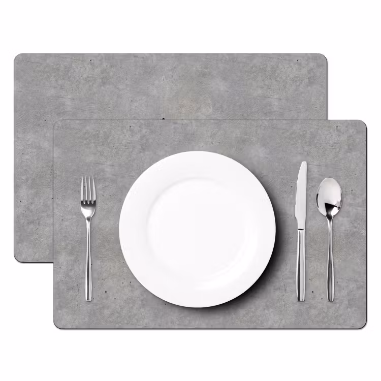 Beton - Patronen - Industrieel Placemat vinyl groot 368 -zzsfeer2_Kitchenyeah-website