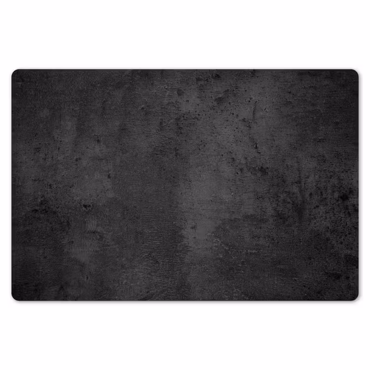 Beton - Robuust - Vintage - Rustiek - Grijs - Zwart Placemat vinyl groot -zzsfeer1_Kitchenyeah-website