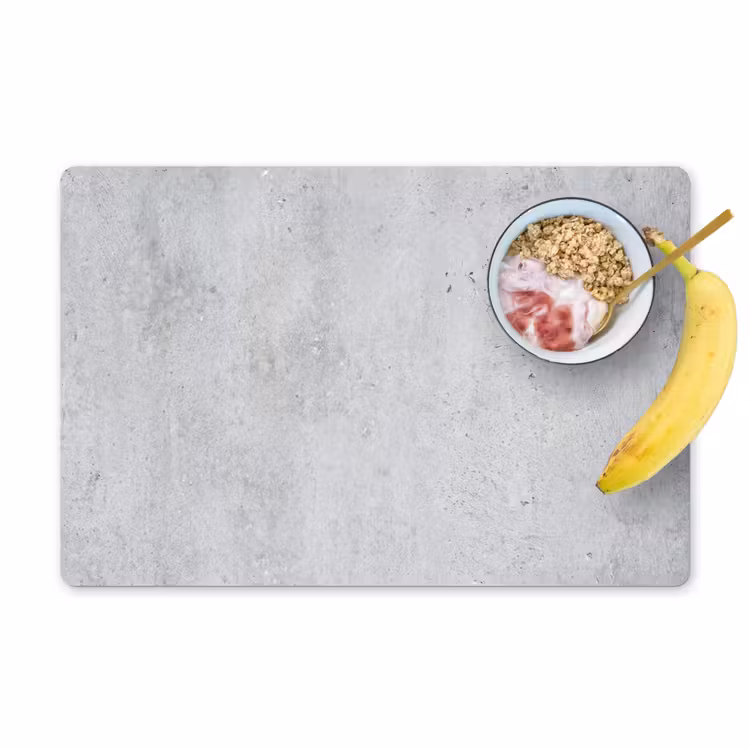 Beton - Textuur - Achtergrond - Grijs - Industrieel Placemat vinyl groot -zzzproduct_Kitchenyeah-website