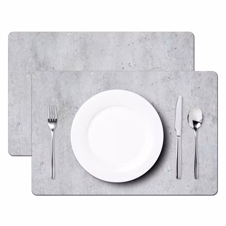 Beton - Textuur - Achtergrond - Grijs - Industrieel Placemat vinyl groot -zzsfeer2_Kitchenyeah-website