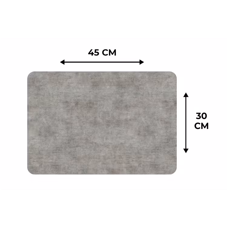 Beton - Muur - Patronen Placemat vinyl groot 368 -specs