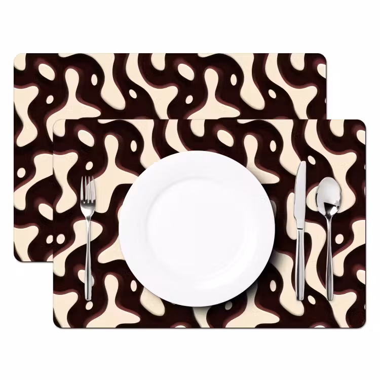 Organisch - Krachtig - Bruin Placemat vinyl groot 368 -zzsfeer2_Kitchenyeah-website