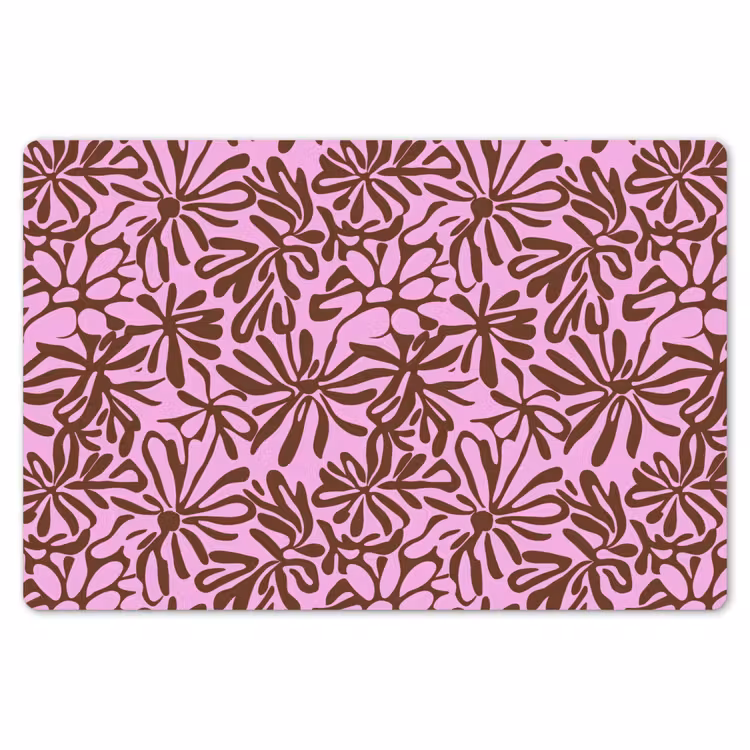 Organisch - Patroon - Roze Placemat vinyl groot 368 -zzsfeer1_Kitchenyeah-website