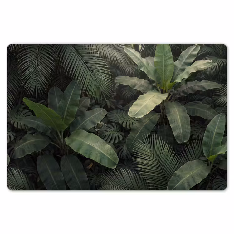 Bladeren - Groen - Tropisch - Natuur Placemat vinyl groot -zzsfeer1_Kitchenyeah-website