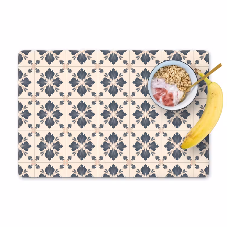 Bladvorm - Klassiek - Kleurrijk Placemat vinyl groot 368 -zzzproduct_Kitchenyeah-website