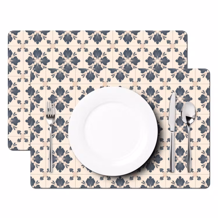 Bladvorm - Klassiek - Kleurrijk Placemat vinyl groot 368 -zzsfeer2_Kitchenyeah-website