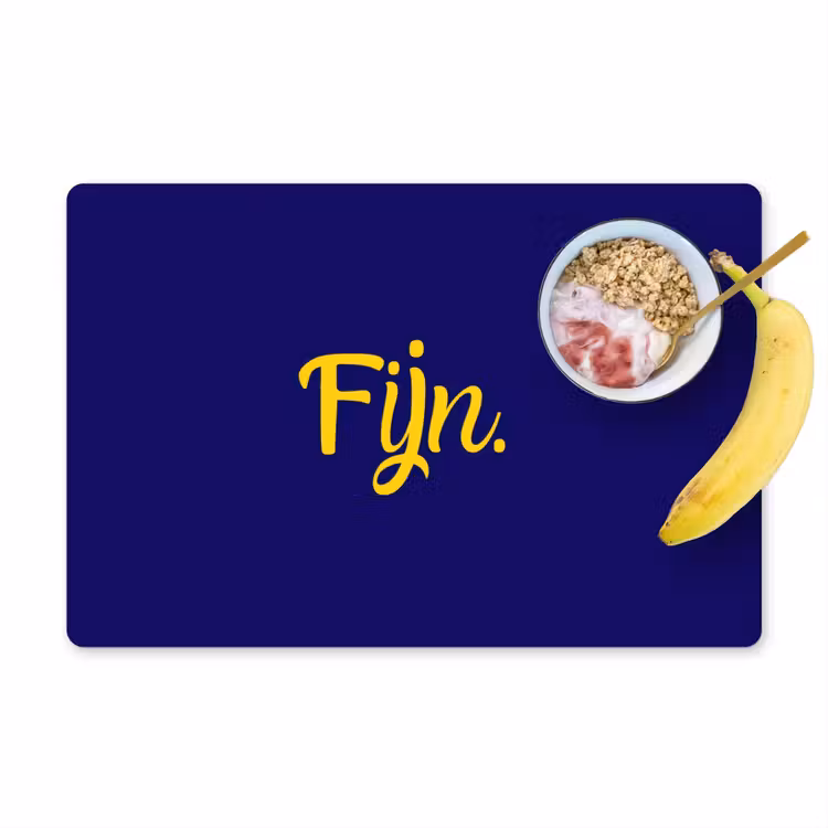 Blauw - Geel - Fijn Placemat vinyl groot -zzzproduct_Kitchenyeah-website