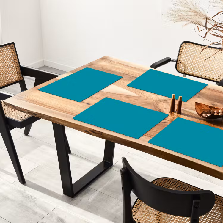 Blauw - Effen kleur Placemat vinyl groot 368 -zzsfeer4_Kitchenyeah-website