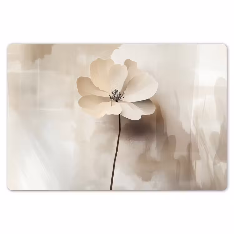 Bloem - Beige - Verf - Schaduw Placemat vinyl groot -zzsfeer1_Kitchenyeah-website