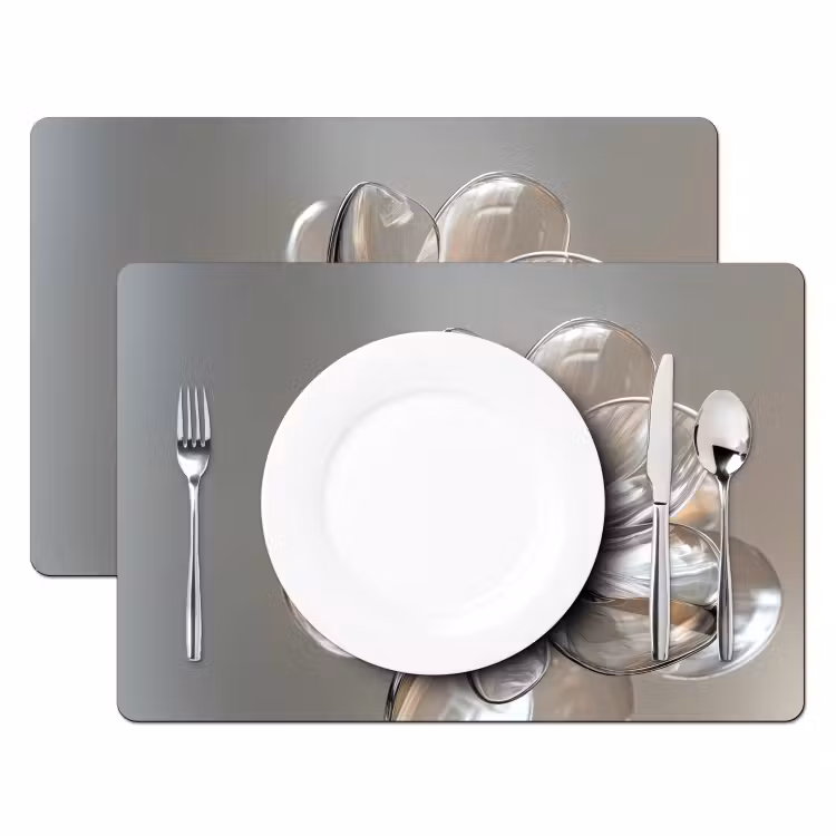 Bloem - Glazen - Doorzichtig Placemat vinyl groot -zzsfeer2_Kitchenyeah-website