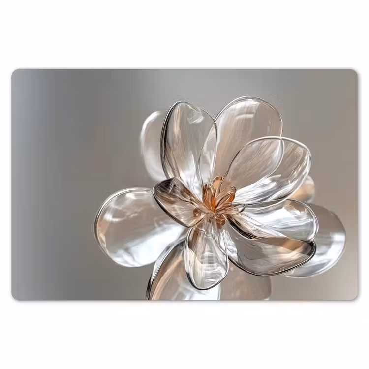 Bloem - Glazen - Doorzichtig Placemat vinyl groot -zzsfeer1_Kitchenyeah-website