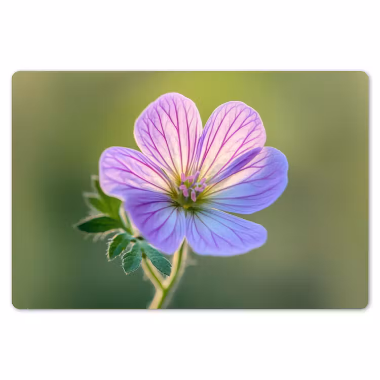Bloem - Close up - Paars Placemat vinyl groot -zzsfeer1_Kitchenyeah-website