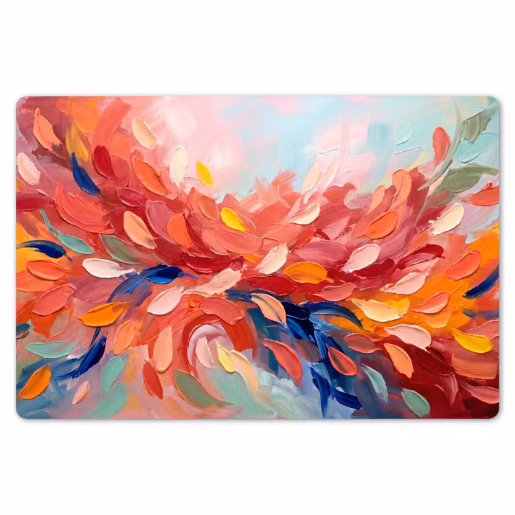 Bloemen - Abstract - Kunst - Modern Placemat vinyl groot -zzsfeer1_Kitchenyeah-website