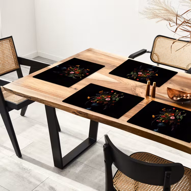 Bloemen - Bessen - Klassiek Placemat vinyl groot -zzsfeer4_Kitchenyeah-website