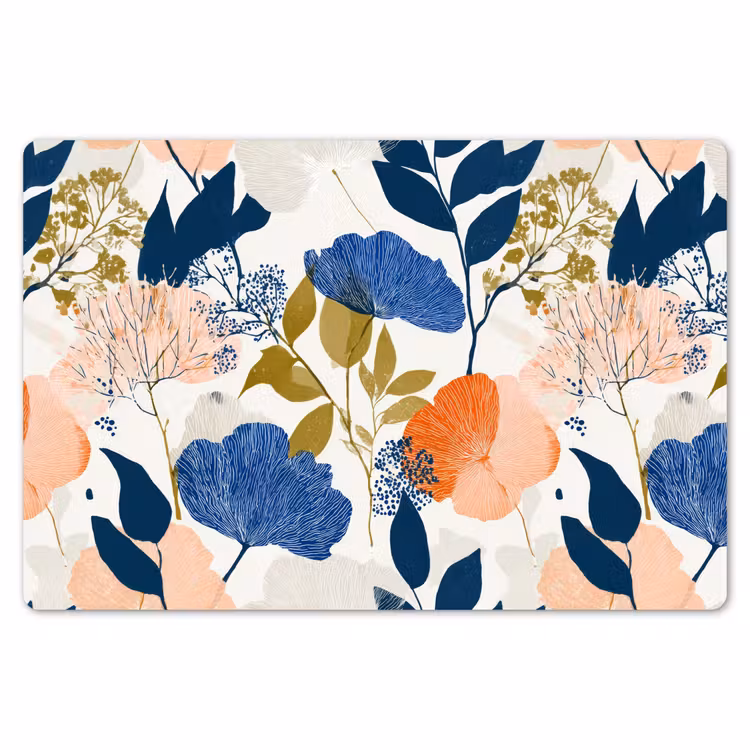 Bloemen - Botanisch - Kleurrijk Placemat vinyl groot 368 -zzsfeer1_Kitchenyeah-website