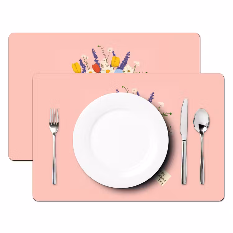 Bloemen - Lint - Kaartje Placemat vinyl groot -zzsfeer2_Kitchenyeah-website