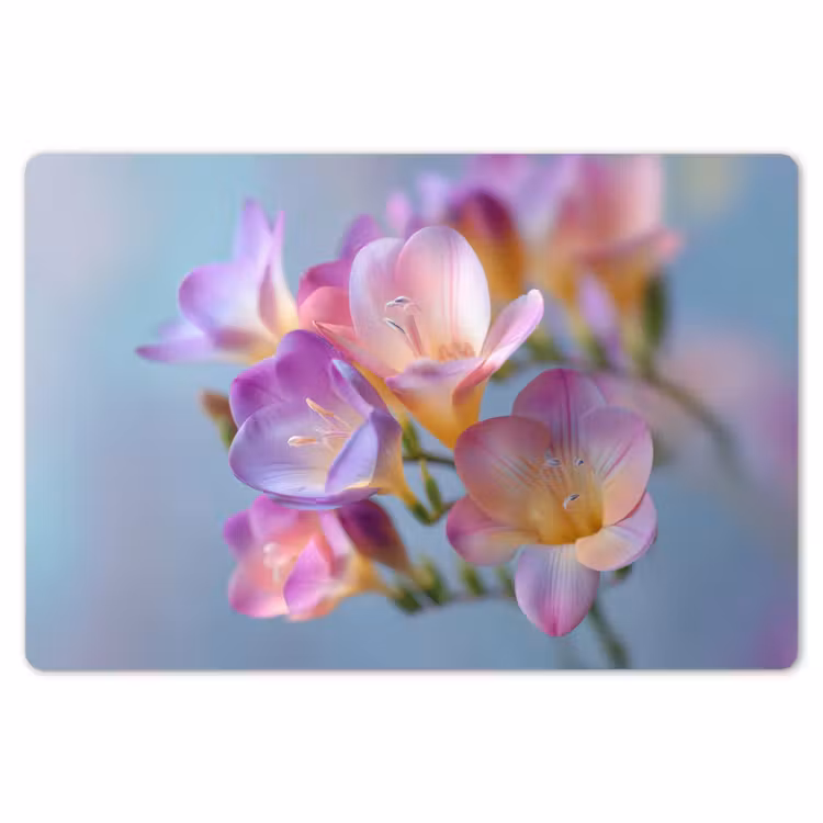 Bloemen - Paars - Overloop - Meeldraden Placemat vinyl groot -zzsfeer1_Kitchenyeah-website