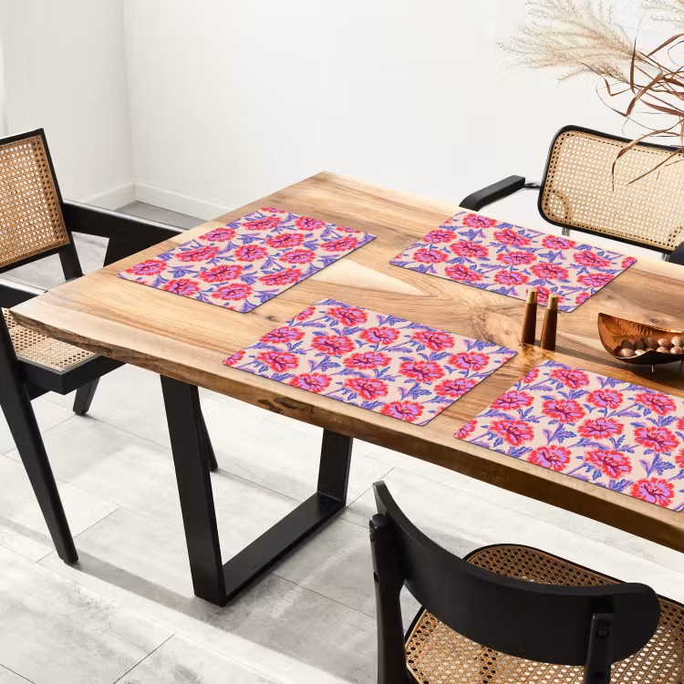 Bloemen - Patroon - Meerkleurig Placemat vinyl groot 368 -zzsfeer4_Kitchenyeah-website