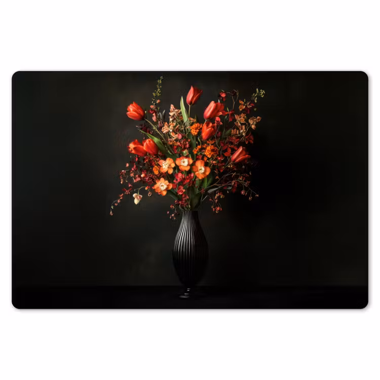 Bloemen - Takken - Boeket Placemat vinyl groot -zzsfeer1_Kitchenyeah-website