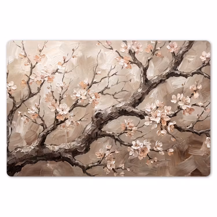 Bloesem - Takken - Schilderij - Beige - Serene Placemat vinyl groot -zzsfeer1_Kitchenyeah-website