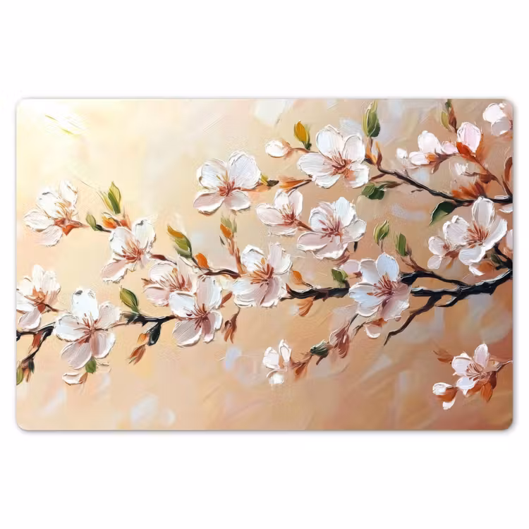 Bloesemtakken - Schilderachtig - Roze Placemat vinyl groot -zzsfeer1_Kitchenyeah-website