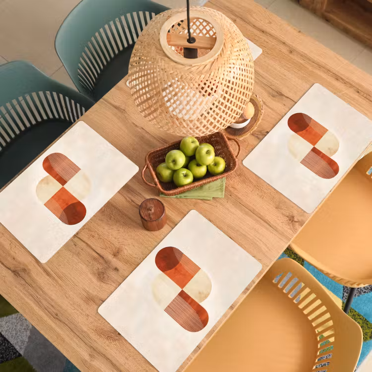 Bogen - Beige - Vormen Placemat vinyl groot -zzsfeer5_Kitchenyeah-website