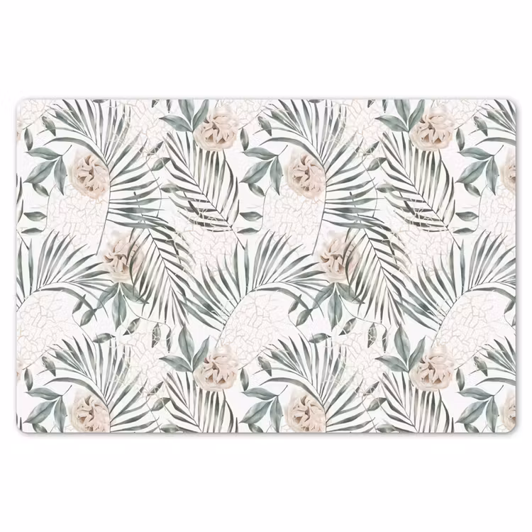 Bohemian - Bladeren - Bloemen - Tropisch Placemat vinyl groot -zzsfeer1_Kitchenyeah-website