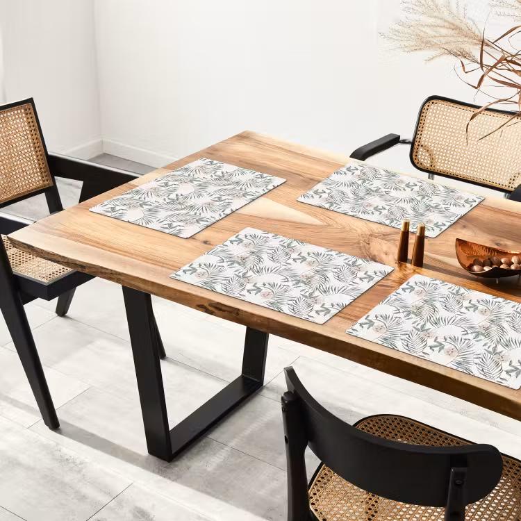 Boho - Jungle - Bloemen - Bladeren Placemat vinyl groot -zzsfeer4_Kitchenyeah-website