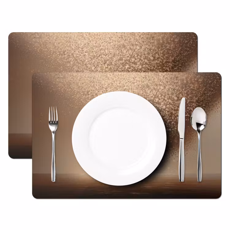 Bootje - Blaadjes - Goud - Water Placemat vinyl groot -zzsfeer2_Kitchenyeah-website