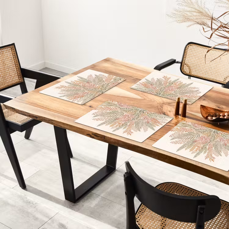 Botanisch - Aquarel - Kleurrijk Placemat vinyl groot -zzsfeer4_Kitchenyeah-website
